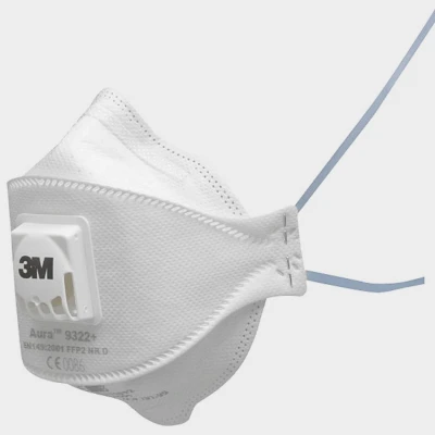 Aura FFP2 Respirator cu clapetă 3M 9322+ / Stenso / Semimasti simple cu supapa FFP2