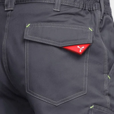 Pantalon de lucru PAYPER WORKER STRETCH GRI / Stenso / Pantaloni salopeta talie