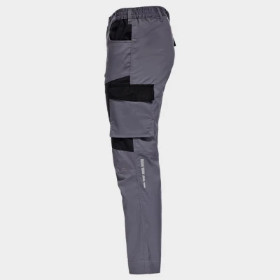 Pantaloni de lucru EOS STRETCH LIGHT GREY/DARK GREY / Stenso / Pantaloni salopeta talie