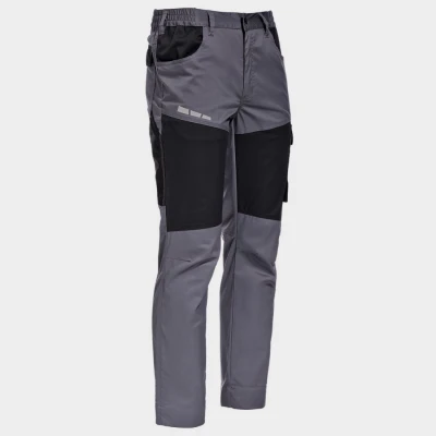 Pantaloni de lucru EOS STRETCH LIGHT GREY/DARK GREY / Stenso / Pantaloni salopeta talie