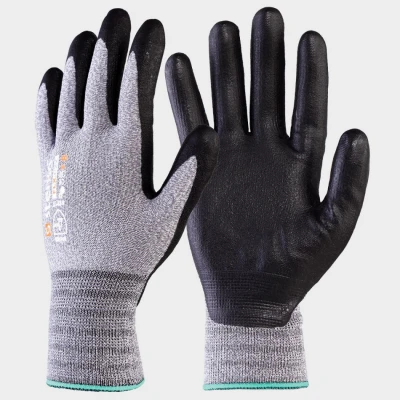 Mănuși imersate în microspumă NITRIUM GREY FLX-О22 / Stenso / Textile impregnate in nitril