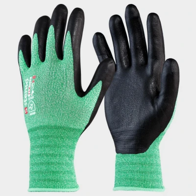 Mănuși imersate în microspumă NITRIUM GREEN FLX-О22 / Stenso / Textile impregnate in nitril