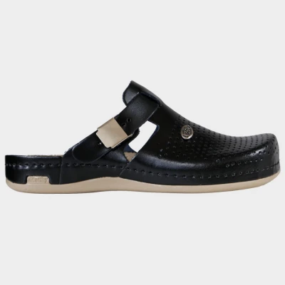 Saboți de damă LEON LADY BLACK / Stenso / Incaltaminte Sport, Casual, Trekking, Timp liber