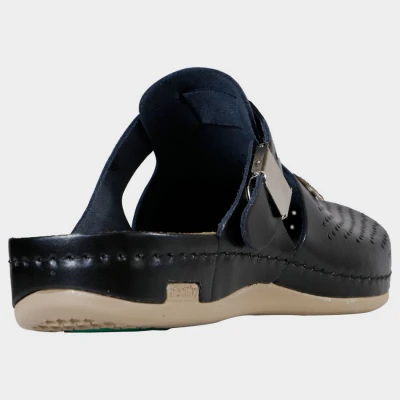 Saboți de damă LEON LADY BLACK / Stenso / Incaltaminte Sport, Casual, Trekking, Timp liber