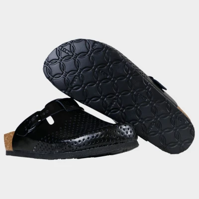 Saboți de damă LEON LADY BLACK / Stenso / Incaltaminte Sport, Casual, Trekking, Timp liber