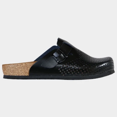 Saboți pentru bărbați LEON MAN BLACK / Stenso / Incaltaminte Sport, Casual, Trekking, Timp liber