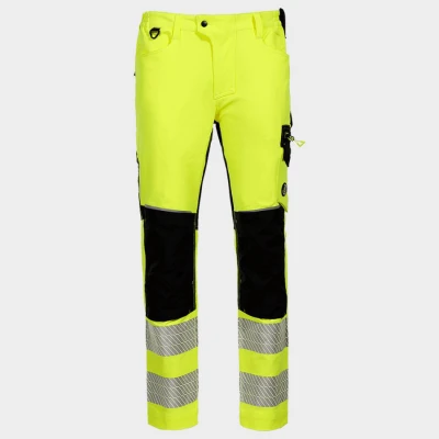 Pantaloni de lucru REVOLT HV 4STRETCH YELLOW / Stenso / Reflectorizanta