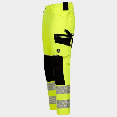Pantaloni de lucru REVOLT HV 4STRETCH YELLOW / Stenso / Reflectorizanta