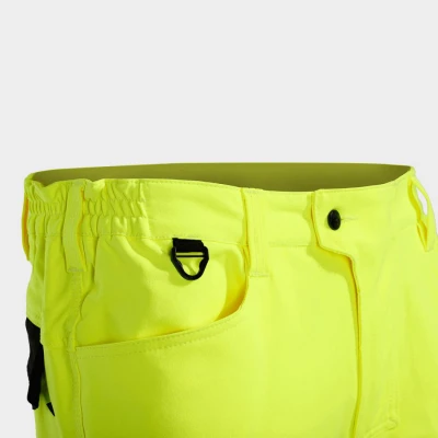 Pantaloni de lucru REVOLT HV 4STRETCH YELLOW / Stenso / Reflectorizanta