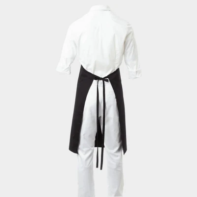 Șorț cu pieptar PAYPER BOUTIQUE BLACK / Stenso / Sorturi