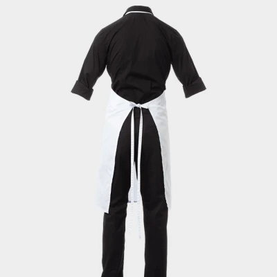 Șorț cu pieptar PAYPER BOUTIQUE WHITE / Stenso / Sorturi