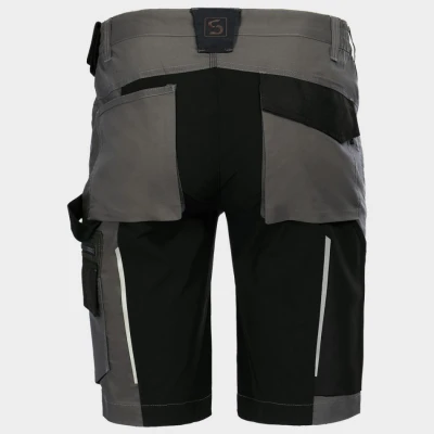 Pantaloni scurți de lucru REVOLT LIGHT STRETCH GREEN / Stenso / Pantaloni scurti