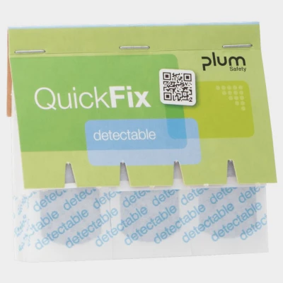 Plasturi detectabili cu inserție metalică PLUM QUICKFIX REFILL / Stenso / Prim ajutor