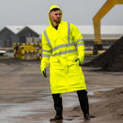 Pelerina STORMER HV COAT GALBEN / Stenso / Reflectorizanta