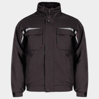 Geacă de lucru KASTOR WINTER GREY COTTON GREY/BLACK / Stenso / Scurte, Jachete impermeabile de iarna