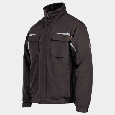 Geacă de lucru KASTOR WINTER GREY COTTON GREY/BLACK / Stenso / Scurte, Jachete impermeabile de iarna