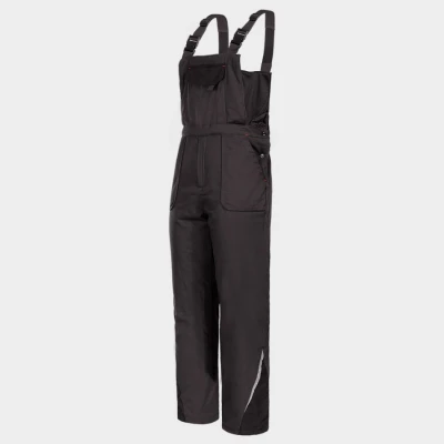 Salopetă de lucru KASTOR WINTER GREY COTTON / Stenso / Pantaloni salopeta cu pieptar