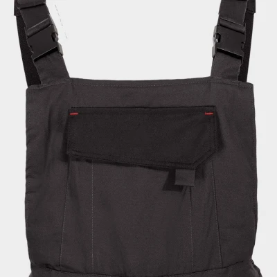 Salopetă de lucru KASTOR WINTER GREY COTTON / Stenso / Pantaloni salopeta cu pieptar