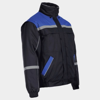 Geacă cu mâneci detașabile COLLINS COTTON BLUE JACKET / Stenso / Jachete salopeta