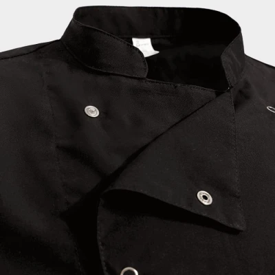 Tunica pentru bucătari NAPOLI 2.0 NEGRU / Stenso / Imbracaminte bucatari