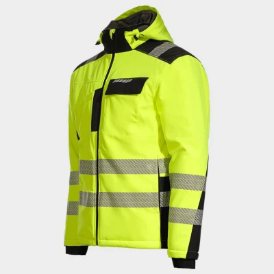 Jachetă softshell REVOLT HV WINTER YELLOW / Stenso / Reflectorizanta