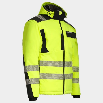 Jachetă softshell REVOLT HV WINTER YELLOW / Stenso / Reflectorizanta