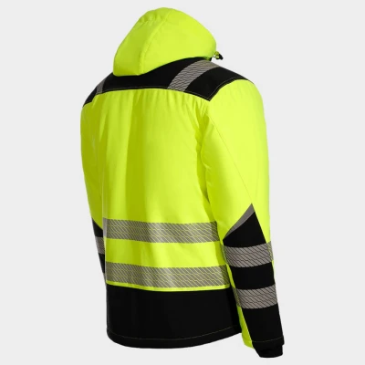 Jachetă softshell REVOLT HV WINTER YELLOW / Stenso / Reflectorizanta