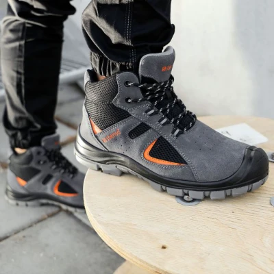 Bocanci de protectie KASTOR 2.0 GREY MID S1 / Stenso / Bocanci protectie S1