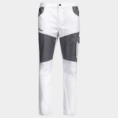 Pantaloni de lucru EOS STRETCH WHITE/GREY / Stenso / Imbracaminte alba