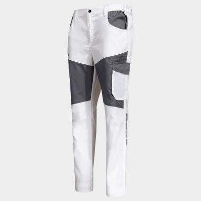 Pantaloni de lucru EOS STRETCH WHITE/GREY / Stenso / Imbracaminte alba