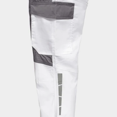 Pantaloni de lucru EOS STRETCH WHITE/GREY / Stenso / Imbracaminte alba