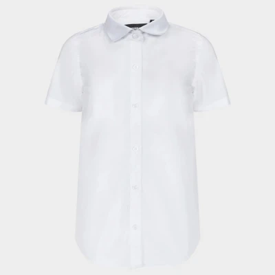 Cămașă cu mânecă scurtă de damă VELILLA WHITE / Stenso / Camasi