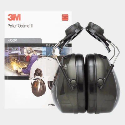 Optime II Antifoane pentru cască PELTOR H520P3E-410-GQ / Stenso / Externe cu prindere pe casca