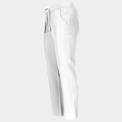 Pantaloni NOBBY STRAIGHT WHITE / Stenso / Pantaloni trening, pantaloni sport, casual