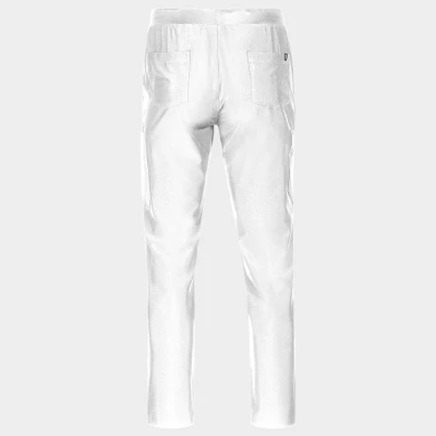 Pantaloni NOBBY STRAIGHT WHITE / Stenso / Pantaloni trening, pantaloni sport, casual