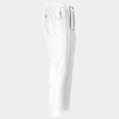 Pantaloni NOBBY STRAIGHT WHITE / Stenso / Pantaloni trening, pantaloni sport, casual