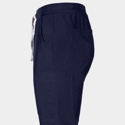 Pantaloni NOBBY STRAIGHT NAVY / Stenso / Pantaloni trening, pantaloni sport, casual