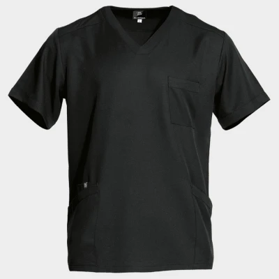 Tunică medicală MONI BLACK / Stenso / Sanitara, Asistenti medicali, Curatenie