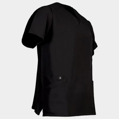 Tunică medicală MONI BLACK / Stenso / Sanitara, Asistenti medicali, Curatenie