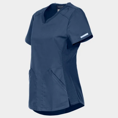 Tunică medicală de bărbat CHEROKEE V-NECK ALBASTRU ÎNCHIS WWE601 / Stenso / Sanitara, Asistenti medicali, Curatenie