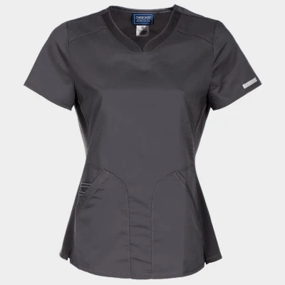 Tunică medicală de bărbat CHEROKEE V-NECK GRI WWE601 / Stenso / Sanitara, Asistenti medicali, Curatenie