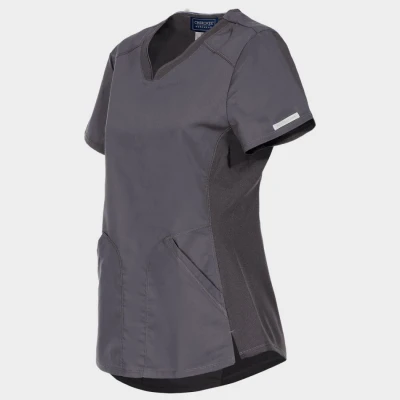 Tunică medicală de bărbat CHEROKEE V-NECK GRI WWE601 / Stenso / Sanitara, Asistenti medicali, Curatenie