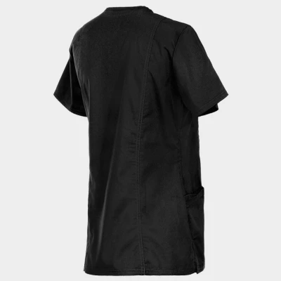 Tunică medicală de damă CHEROKEE WRAP NEGRU WWE610 / Stenso / Sanitara, Asistenti medicali, Curatenie