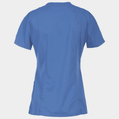 Tunică medicală de damă CHEROKEE WRAP ALBASTRU DESCHIS WWE610 / Stenso / Sanitara, Asistenti medicali, Curatenie