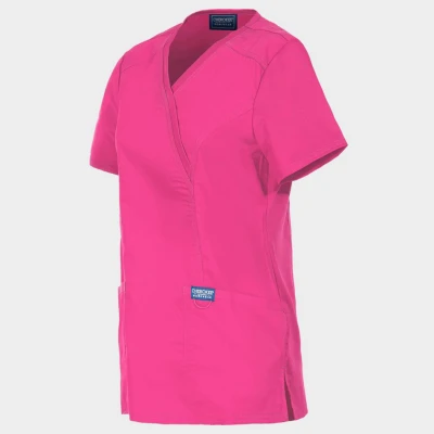 Tunică medicală de damă CHEROKEE WRAP ROZ WWE610 / Stenso / Sanitara, Asistenti medicali, Curatenie