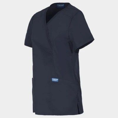 Tunică medicală de damă CHEROKEE WRAP GRI WWE610 / Stenso / Sanitara, Asistenti medicali, Curatenie