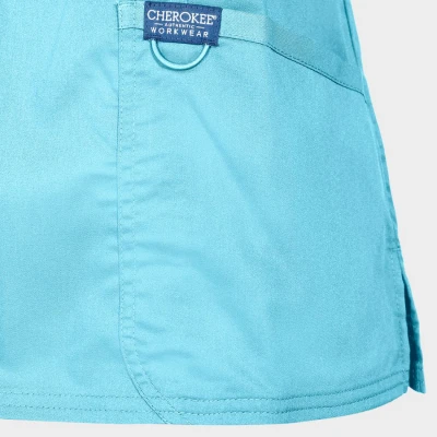 Tunică medicală de damă CHEROKEE WRAP TURCOAZ WWE610 / Stenso / Sanitara, Asistenti medicali, Curatenie