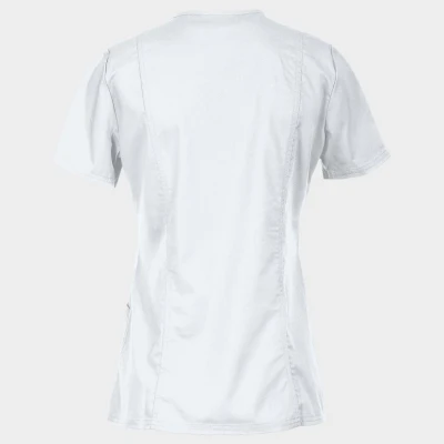 Tunică medicală de damă CHEROKEE WRAP ALB WWE610 / Stenso / Sanitara, Asistenti medicali, Curatenie