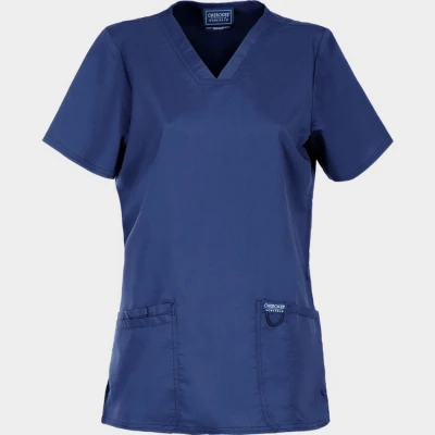 Tunică medicală de damă CHEROKEE V-NECK ALBASTRU ÎNCHIS WWE620 / Stenso / Sanitara, Asistenti medicali, Curatenie