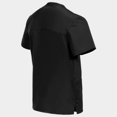 Tunică medicală de bărbat CHEROKEE V-NECK NEGRU WWE670 / Stenso / Sanitara, Asistenti medicali, Curatenie